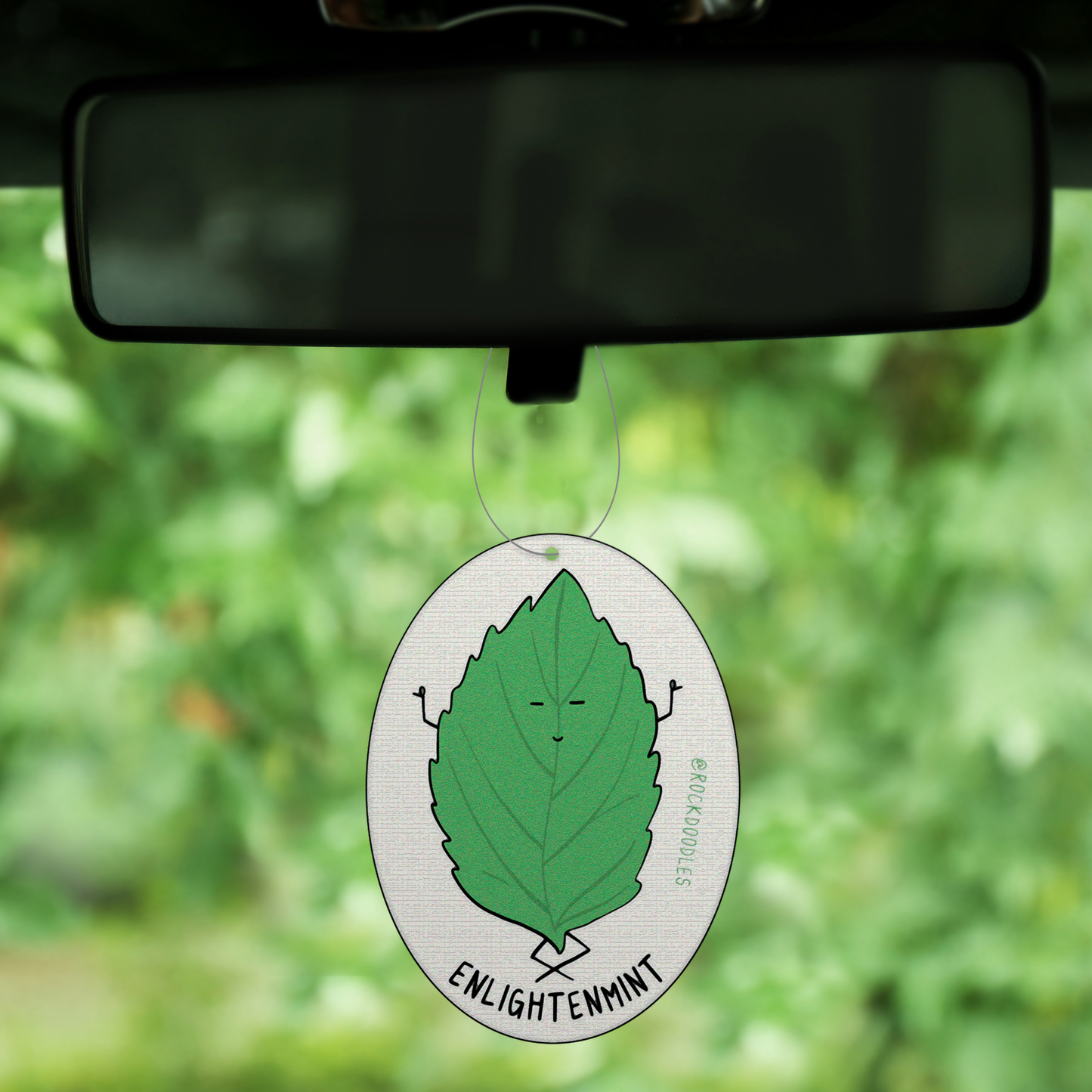 Enlightenmint (2-Pack) Punny Air Freshener - Fresh Peppermint Scent