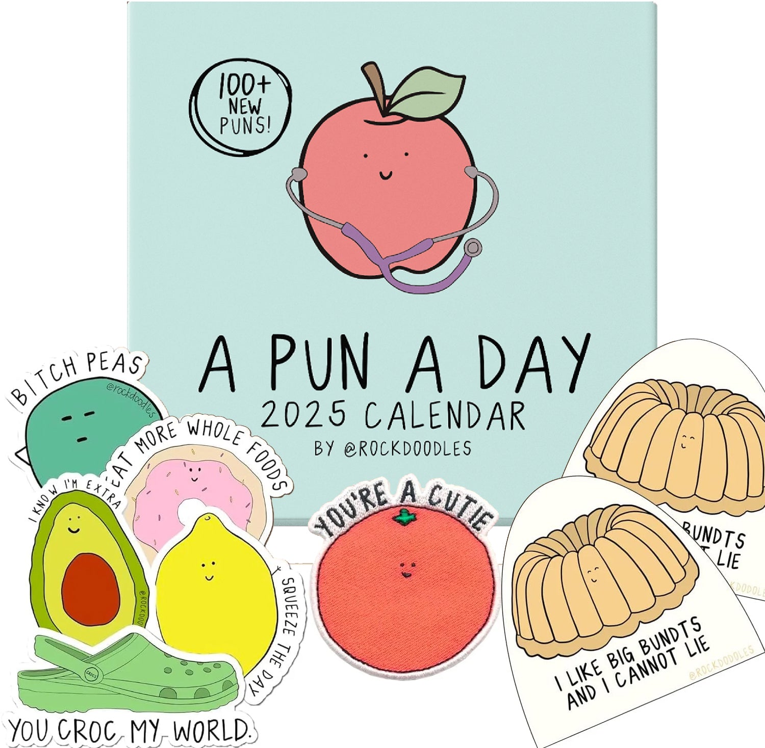 2025 Rockdoodles Calendar Gift Set rockdoodles