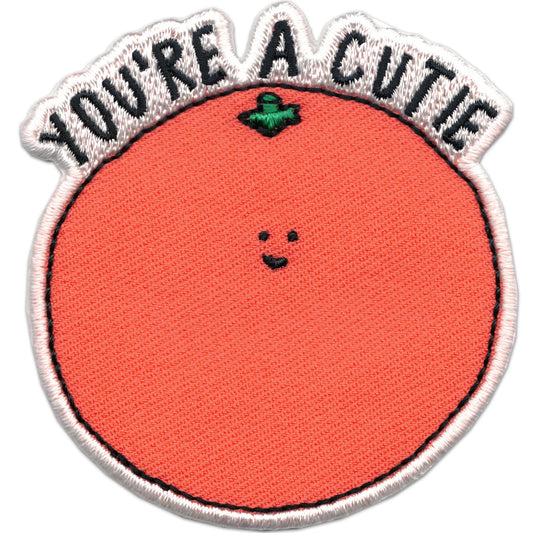 You're a rockdoodles cutie patch, perfect for iron-on applications on garments.