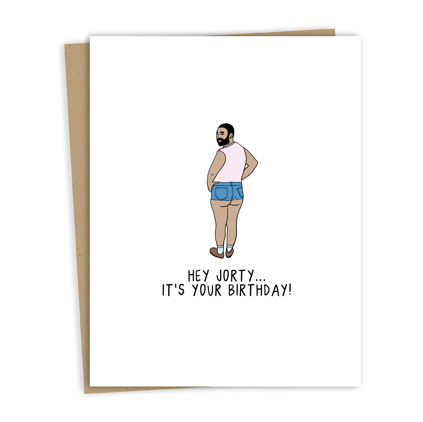 Hey Jorty Card - rockdoodles