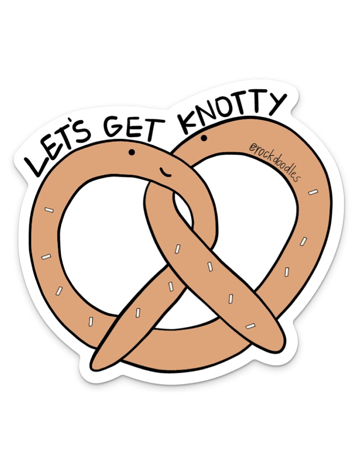 Knotty Sticker - rockdoodles