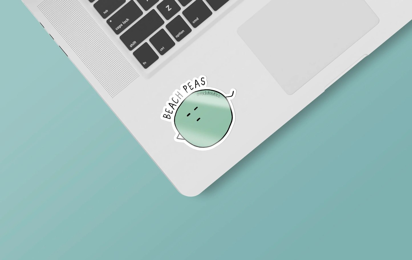 Bitch Peas Sticker - rockdoodles