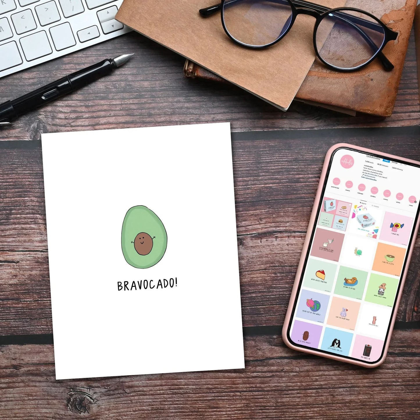 Bravocado Card - rockdoodles