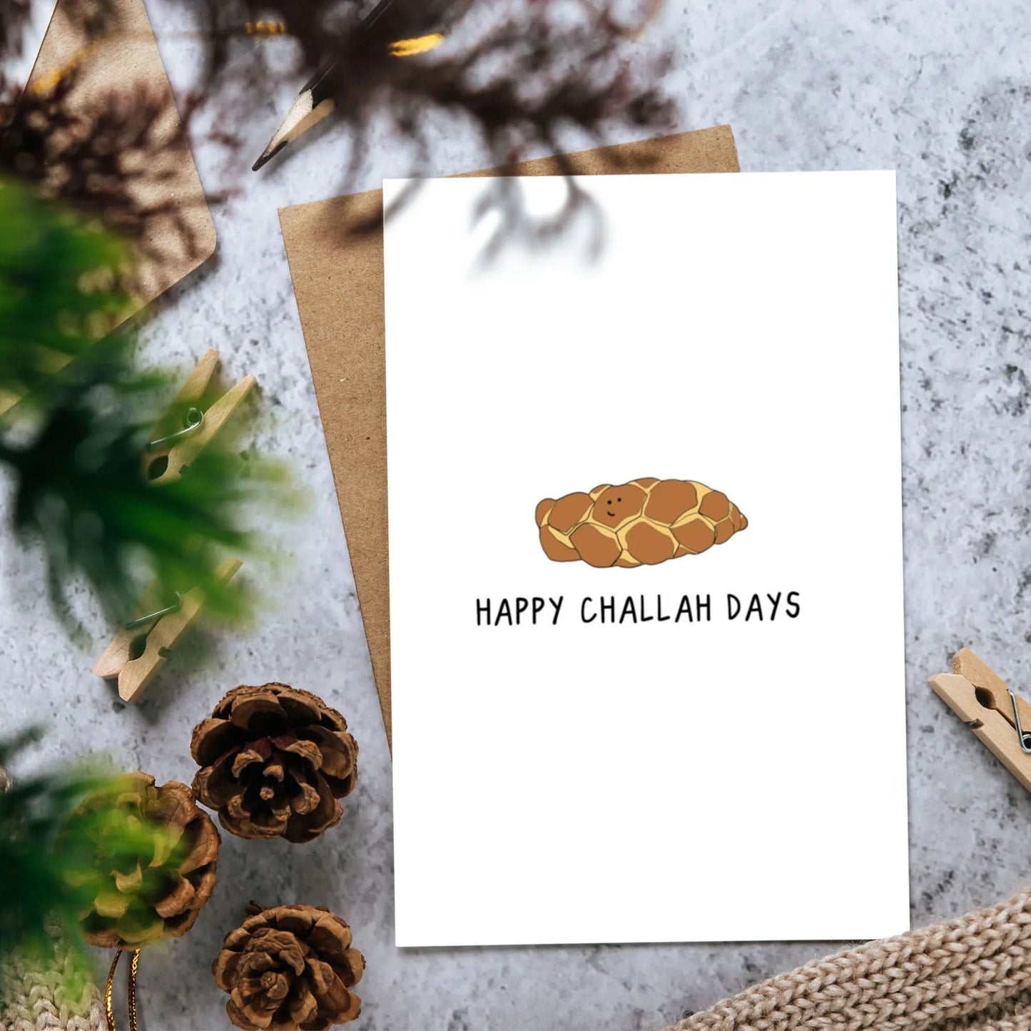 Challah Days Card - rockdoodles