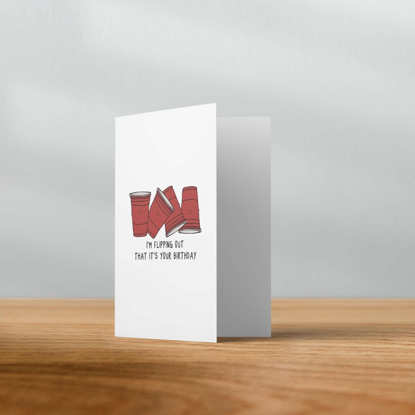 Flipping Out Card - rockdoodles