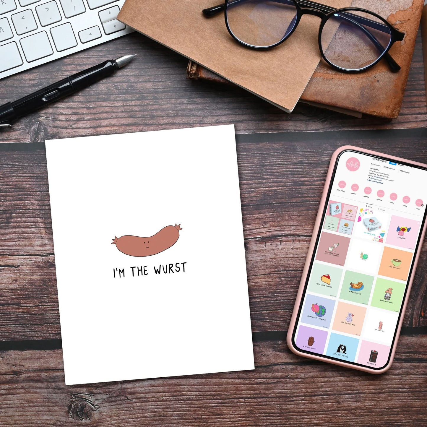 The Wurst Card - rockdoodles