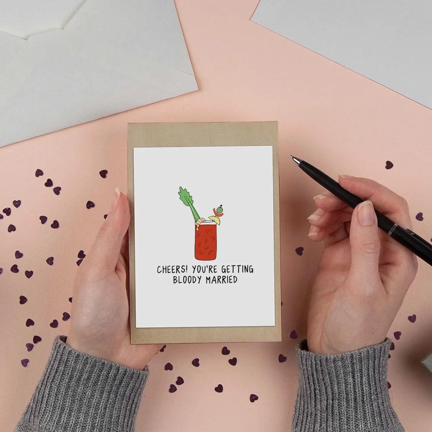 Bloody Married Card - rockdoodles