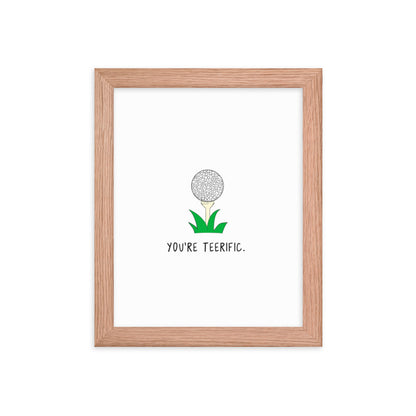 A framed Teerific Print by rockdoodles.
