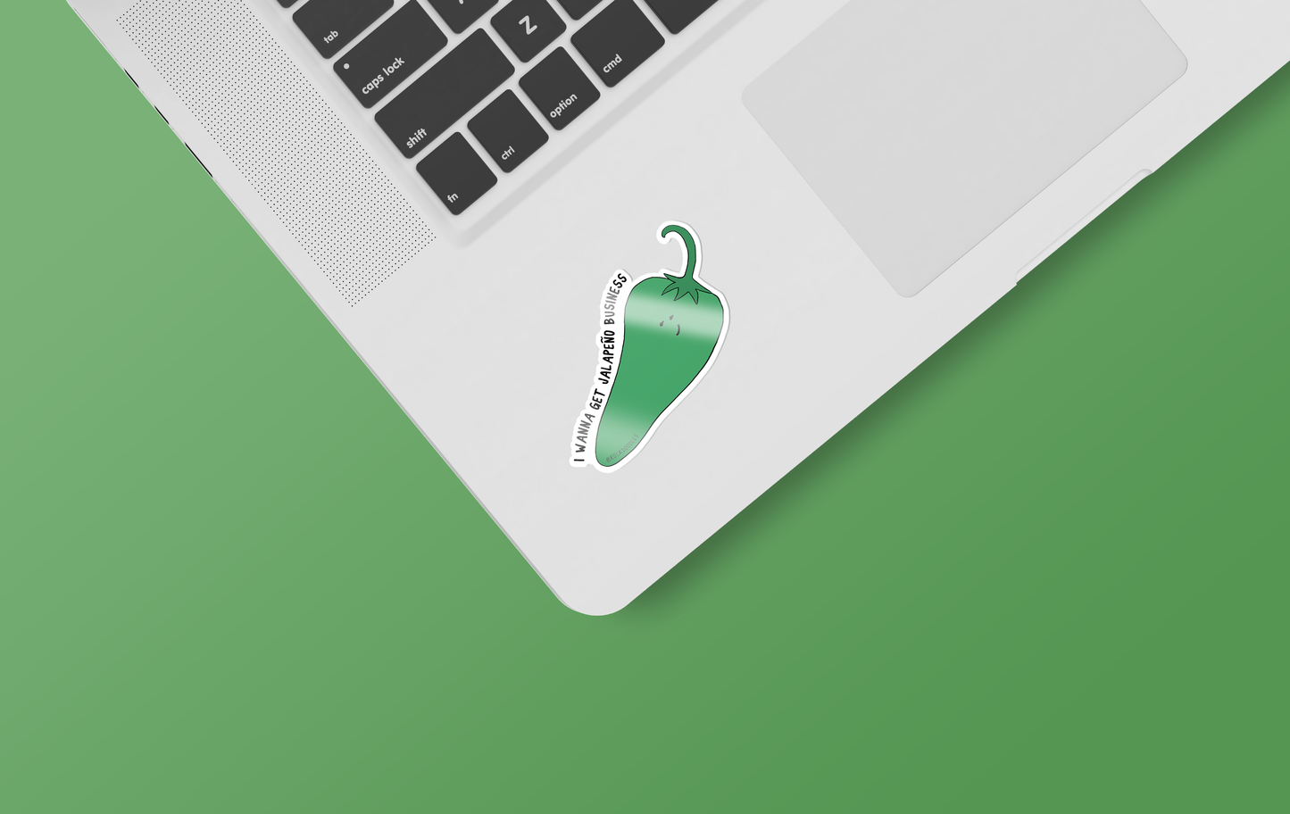 I Wanna Get Jalapeño Business Sticker - rockdoodles