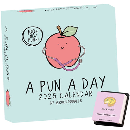 2025 A Pun A Day Desktop Calendar