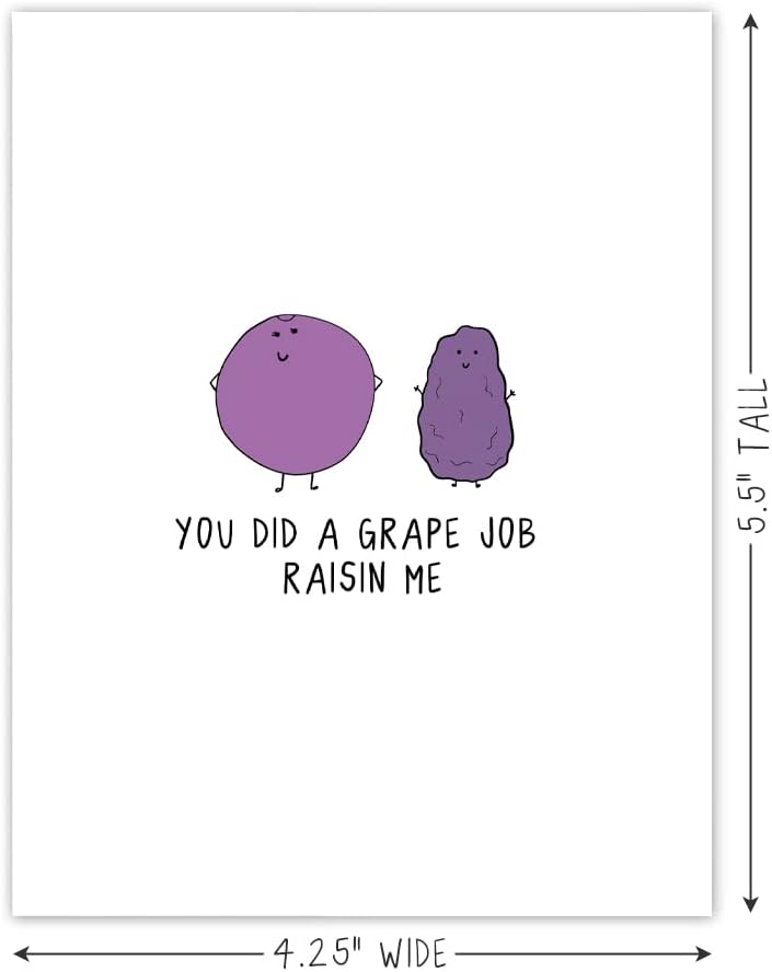 You did a rockdoodles Grape Job Raisin Me Card.