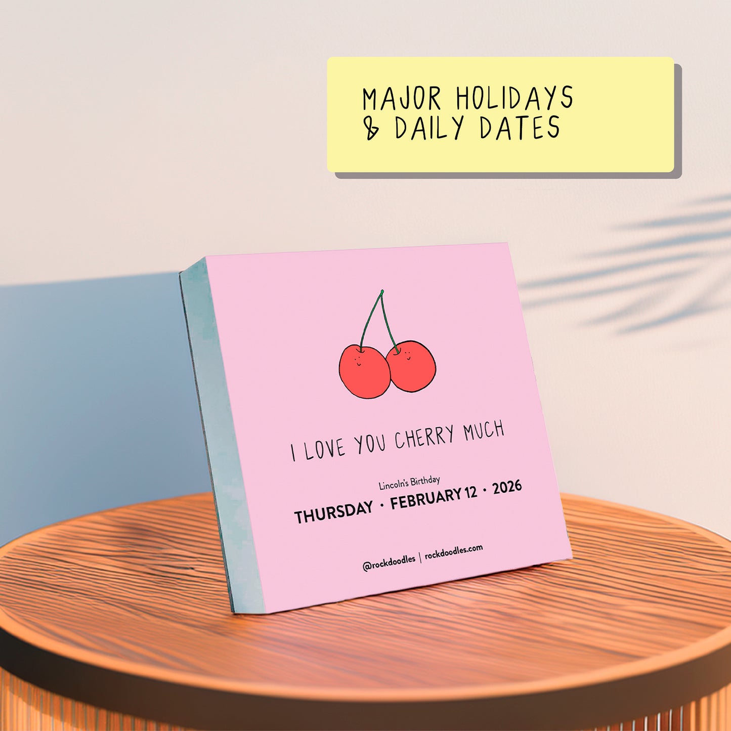 2026 A Pun A Day Desktop Calendar