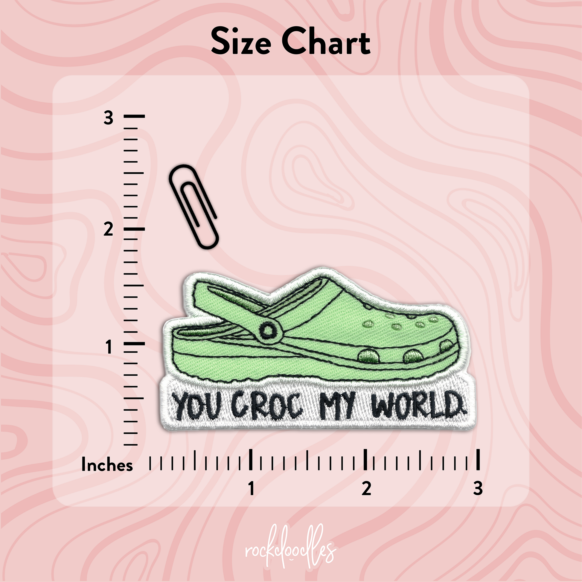 rockdoodles' You Croc My World Patch