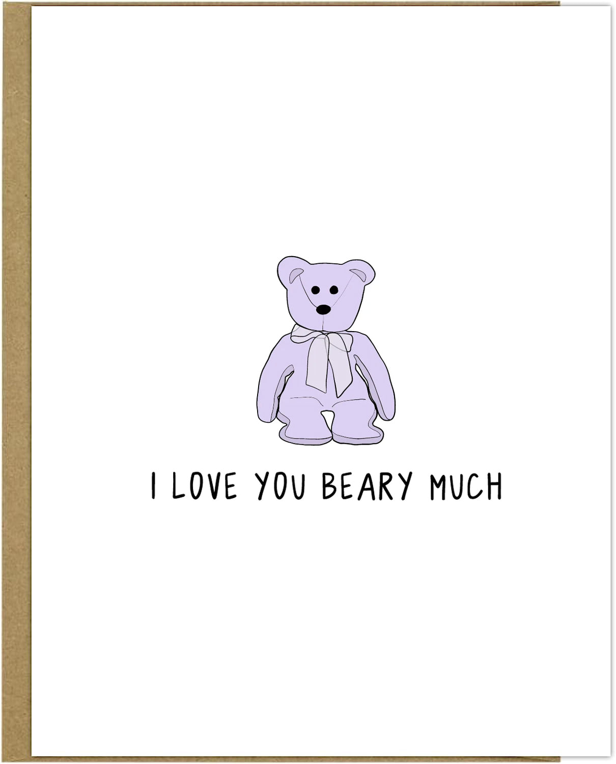 I love you Beary Love Card by rockdoodles.