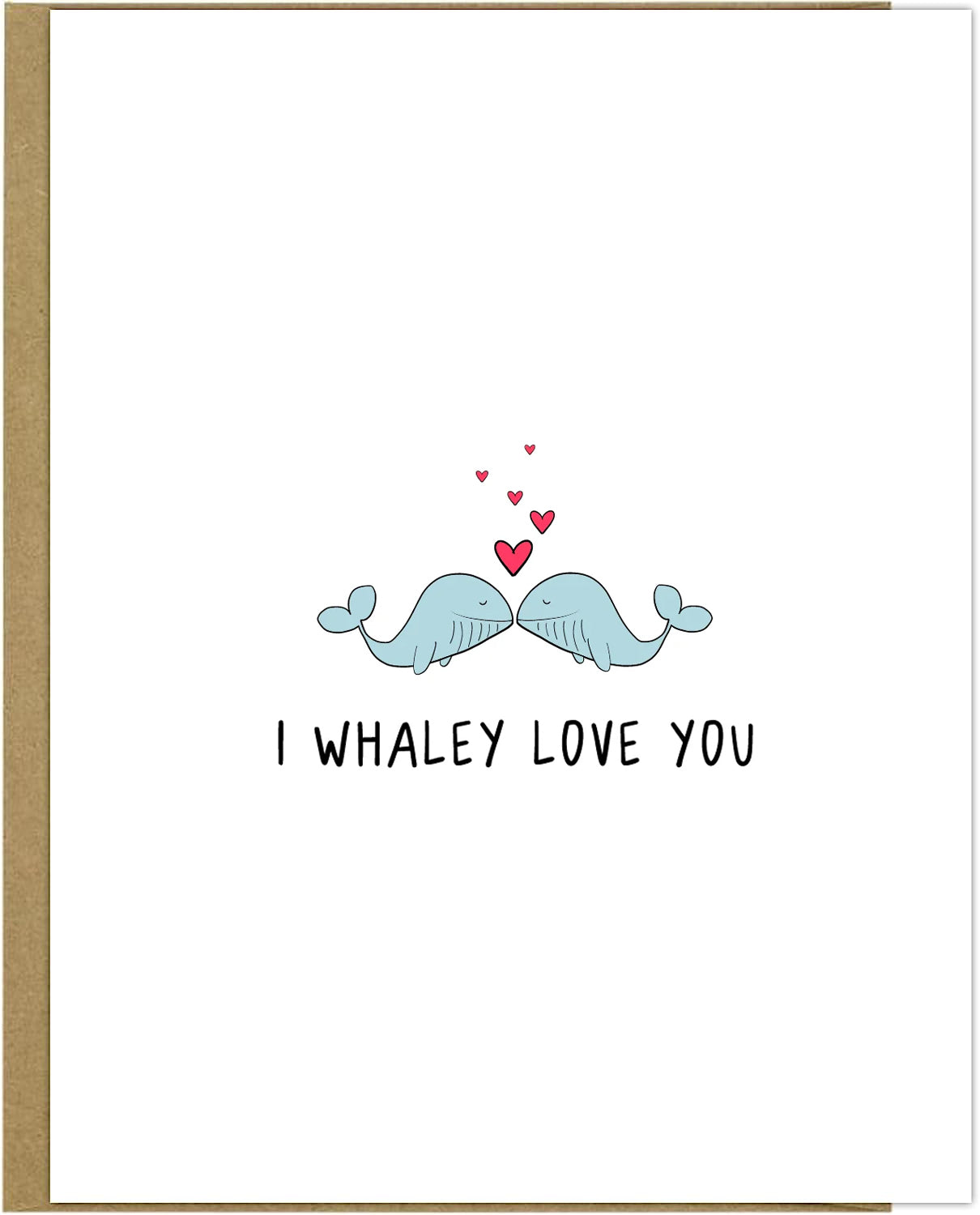 Whaley Love Card (blue)