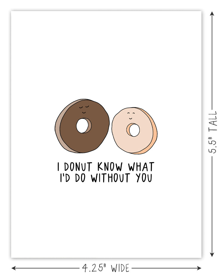 I Doughnut Know What I'd Do Without You Card
