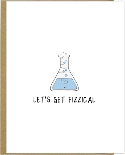 Let's get fizzy rockdoodles Fizzical Card featuring the keywords "Let's Get Fizzical".