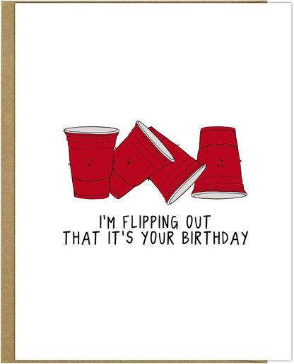 Flipping Out Card