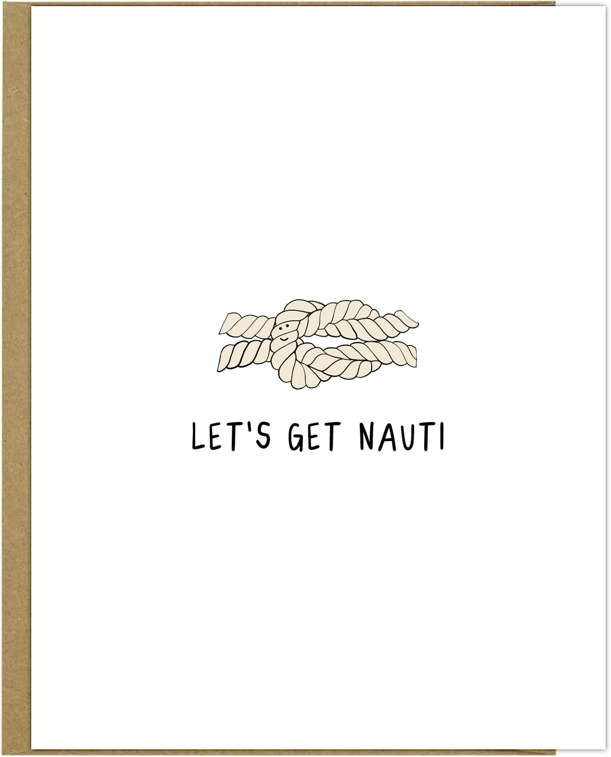 Get Let's Get Nauti Card by rockdoodles with a stylish card and envelope.