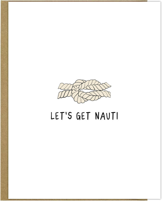 Get Let's Get Nauti Card by rockdoodles with a stylish card and envelope.