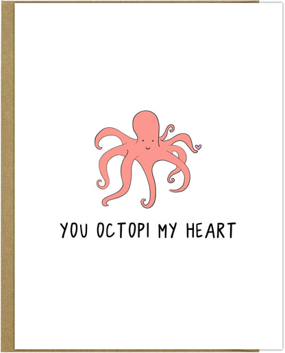 The rockdoodles Octopi Card.