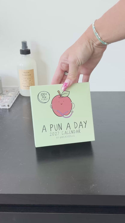 2027 A Pun A Day Desktop Calendar