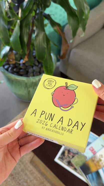 2026 A Pun A Day Desktop Calendar