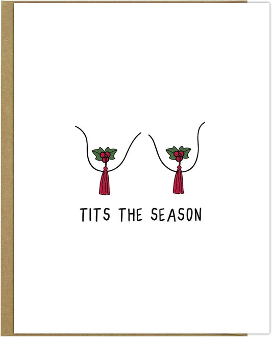 Rockdoodles Tits The Season Card.