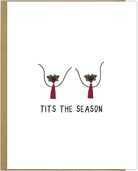 Tits the season' Classic Holiday Greeting Cards – Untepid