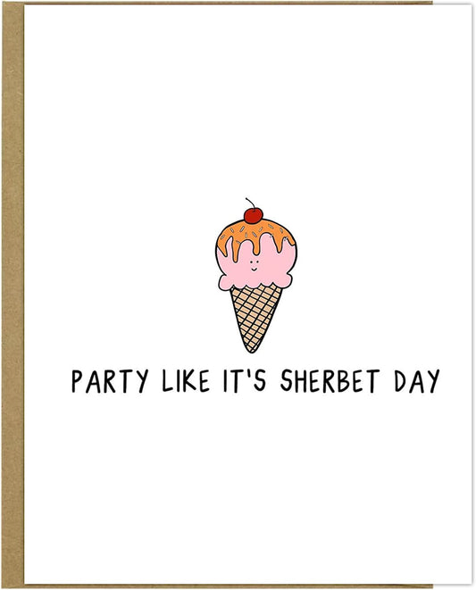 Sherbet Day Card