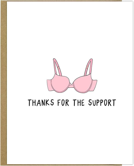 Thanks for the rockdoodles Support Bra Card with blank inside.