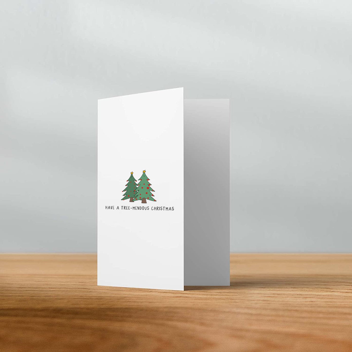 A Have A Tree-Mendous Christmas Card from rockdoodles with a beautiful Christmas tree on it.