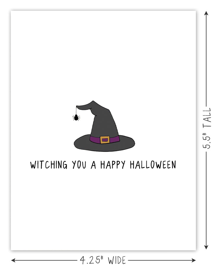 rockdoodles Witching You A Happy Halloween Card