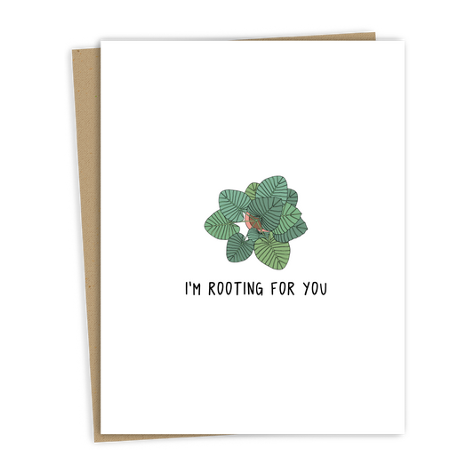 Rooting For You Card - rockdoodles