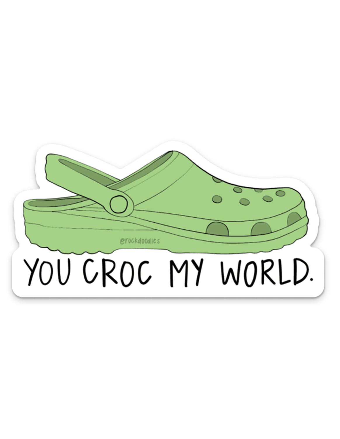 Croc My World Sticker – rockdoodles