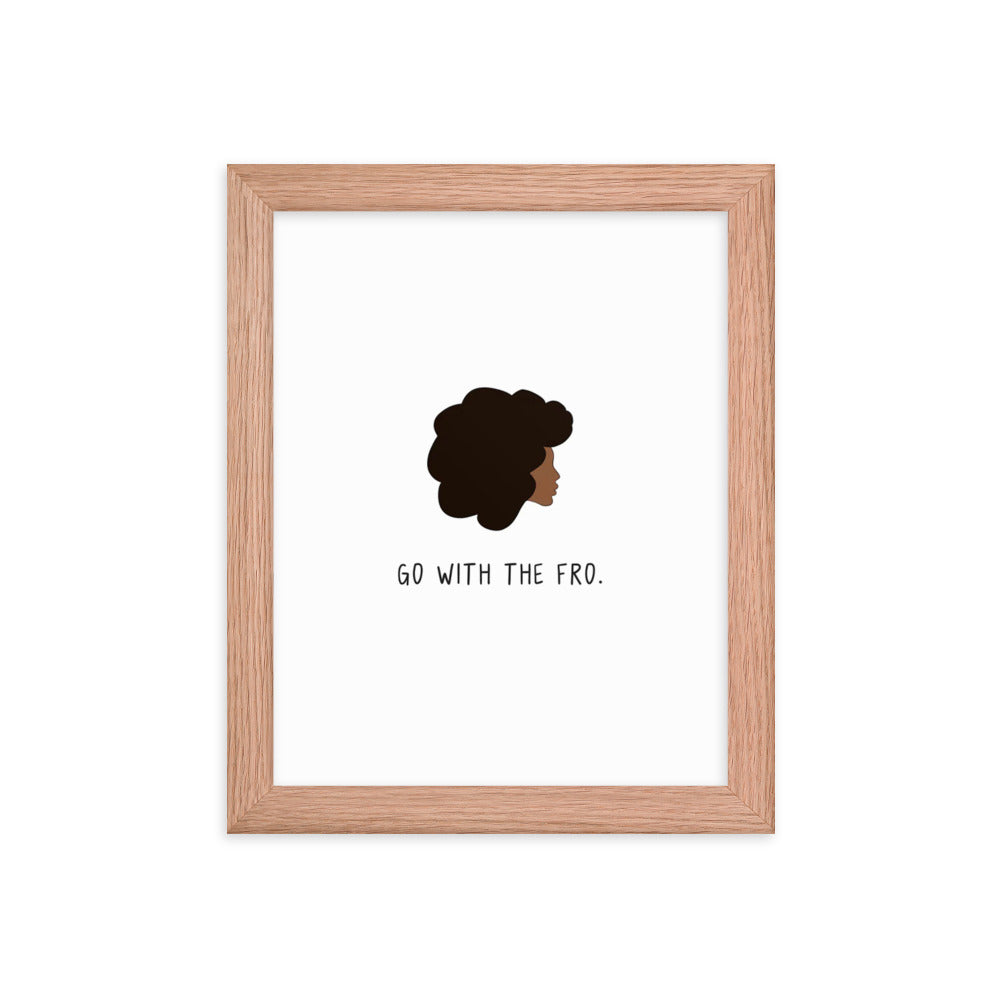 rockdoodles' Go With The Fro Print on matte paper.