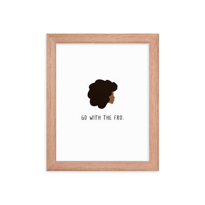 rockdoodles' Go With The Fro Print on matte paper.